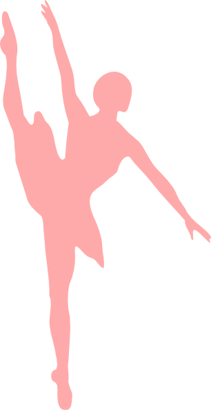 Ballerina Clip Art Pink (306x595)