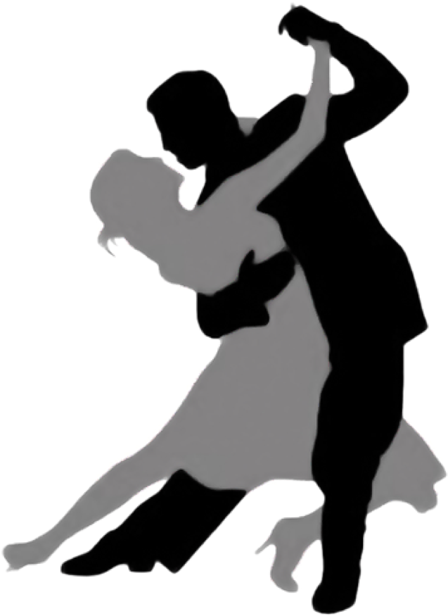 Click Here To Download A Printable Gift Certificate - Ballroom Dancing Silhouette (714x892)