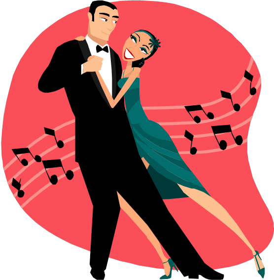 Nice And Easy Dance School - Prom High School Cartoons (556x567)