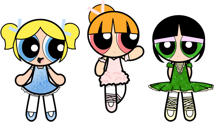 Ballerinas By 6ninjafox9 On Clipart Library - Cartoon (900x539)