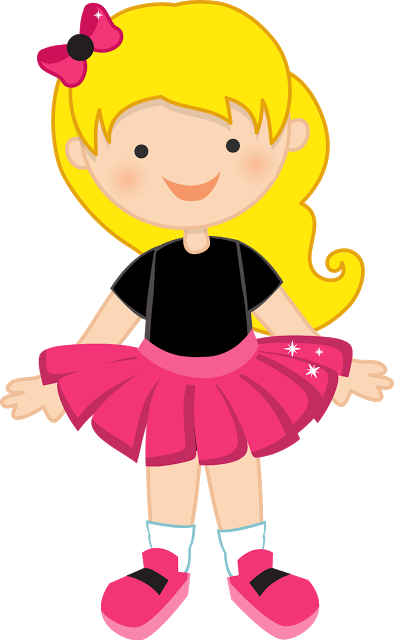 Clip Art - Girl In Tutu Clipart (394x640)