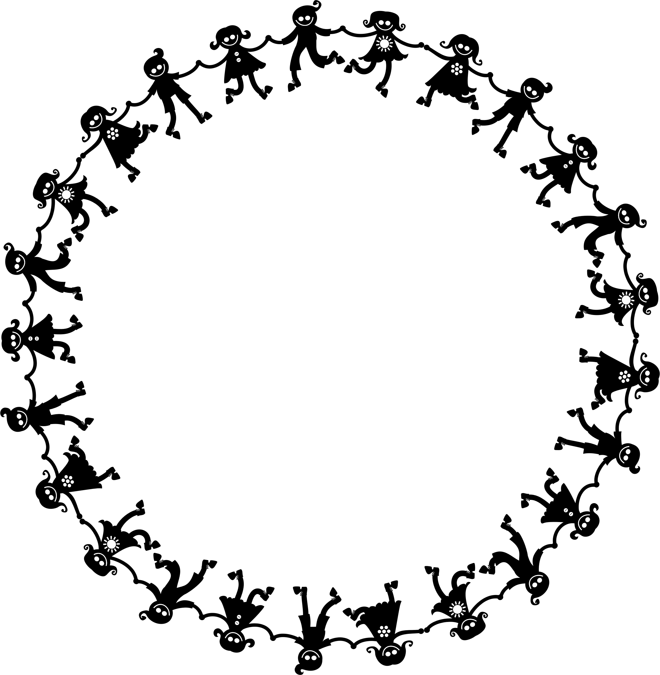 Круглая рамка. Орнамент по кругу. Круговой узор. Узор в круге.
