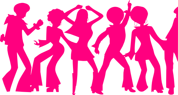 S Dancing Sihlouettes Clip Art At Clker - Dancing Through The Decades (600x322)