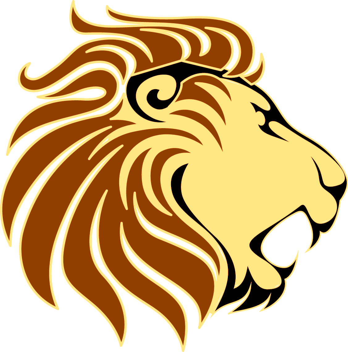 Lion Silhouette Vector - Symbols That Represent Pride (1127x1137)