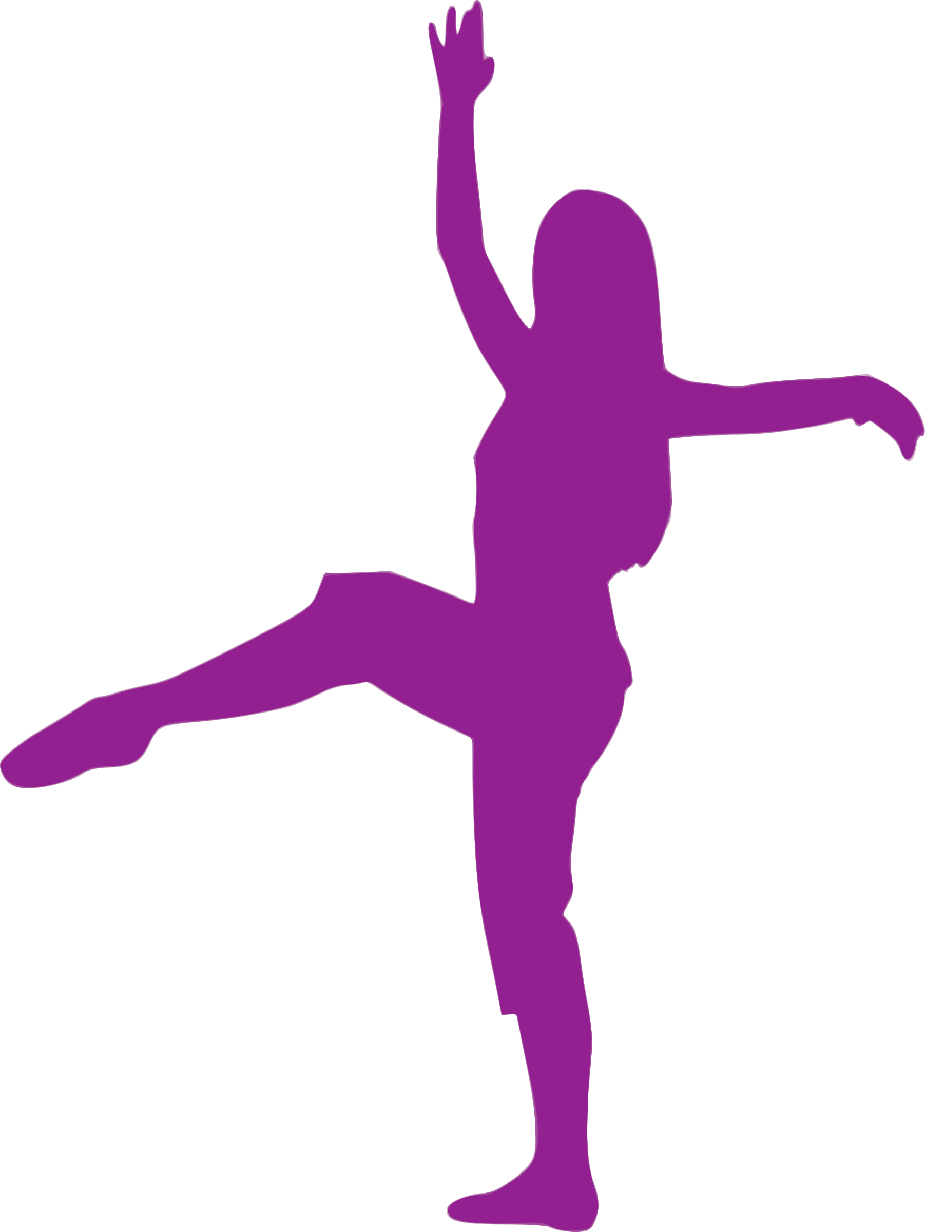 Silhouette Danse 38 - Dance Silhouette Color Transparent (1802x2400)