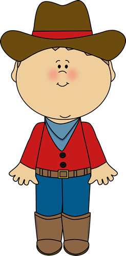 Kid Cowboy Clip Art - Cowboy Clipart (246x500)
