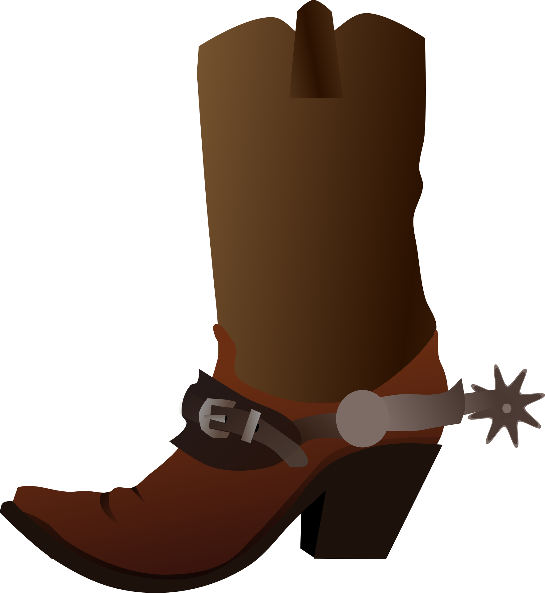 Dust Off Your Boots, Grab Your Hat, And Swing Your - Cowboy Boot Clip Art (1765x1920)