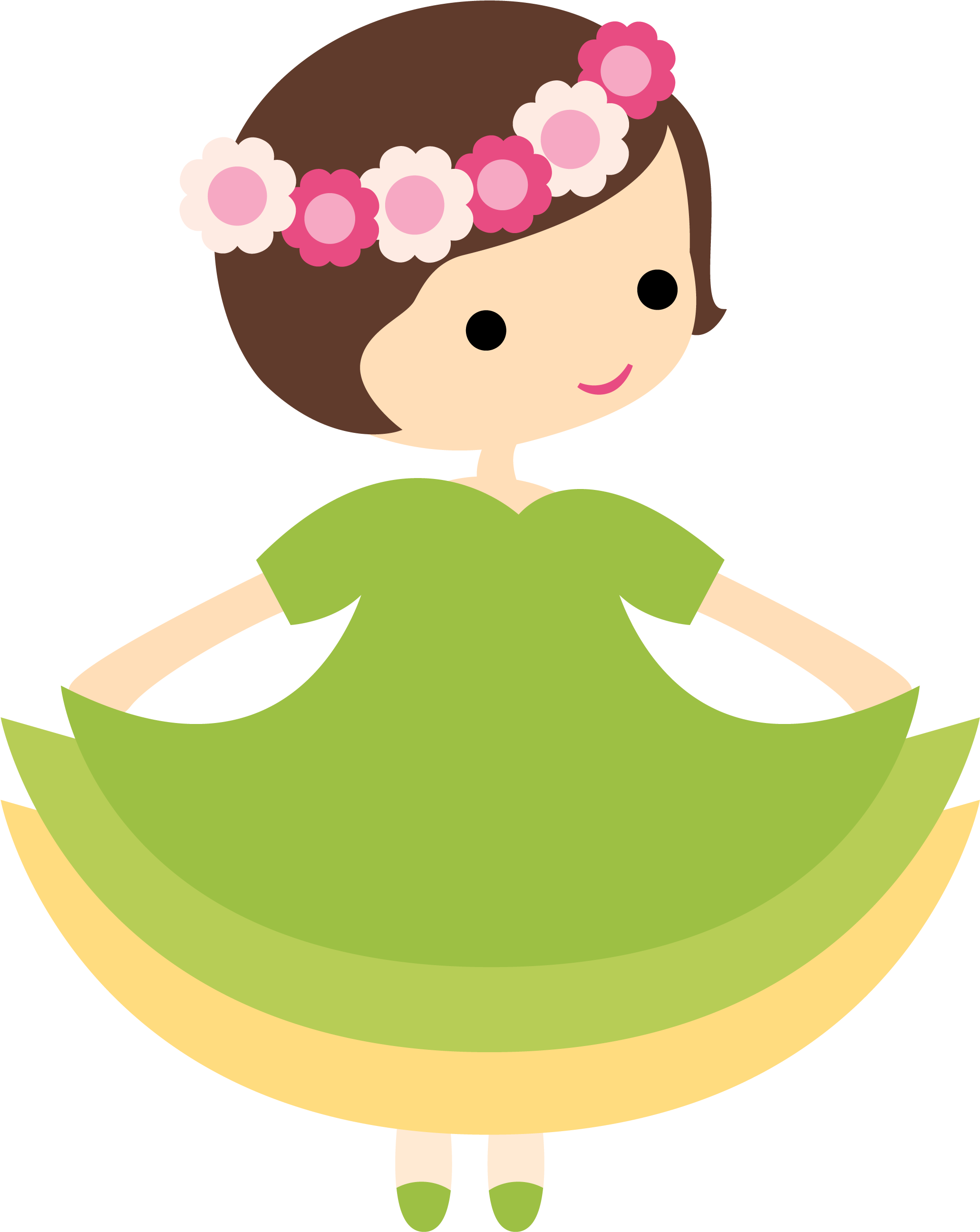 Dancing Clipart, Girl Clipart, Gify, Clip Art, Gnomes, - Girl (2063x2596)