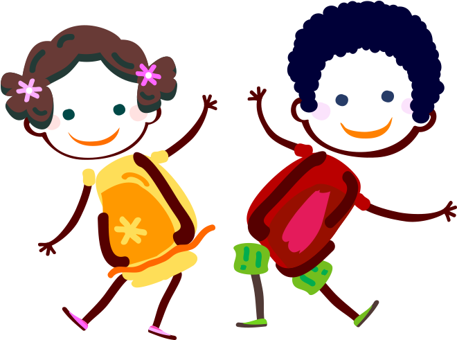 Square Dance Clip Art - Dans Eden Çocuk Çizimi (682x600)