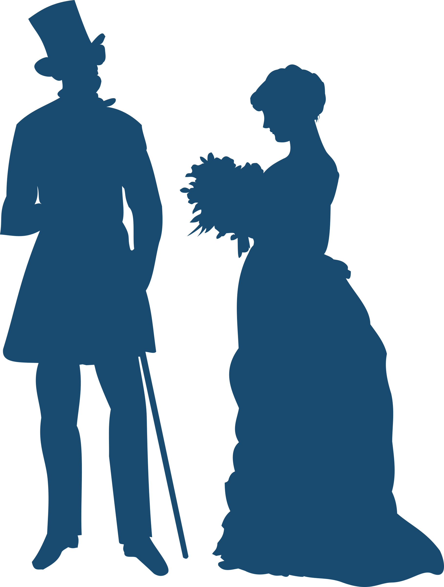 Old-fashioned Couple Png Images - Manuel De La Politesse Des Usages Du Monde Et Du Savoir-vivre (1817x2400)
