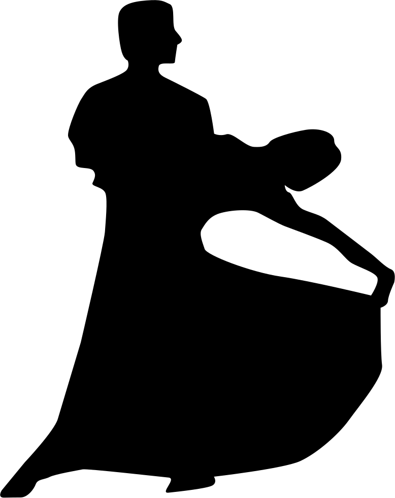 Couple Silhouette Of Flamenco Dance Comments - Man And Woman Dancing Silhouette (778x981)
