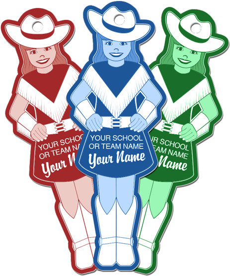 Whit Enterprises Offers Customizable Keychains In A - Dance And Drill Team (600x600)