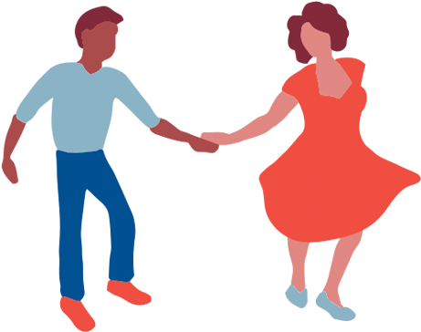 Swing Dancers Lindy Hop - Dancing Workshop Icon Png (700x500)