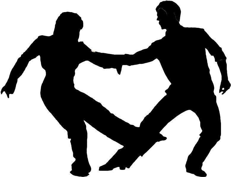 Tap Dancer Silhouette Clipart Panda - West Coast Swing Dance Silhouette (800x609)