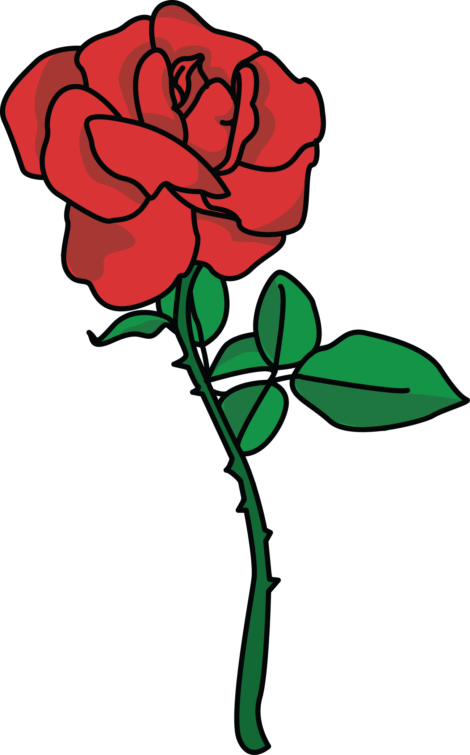 Image For Free Rose Love Clip Art - Hybrid Tea Rose (1522x2444)