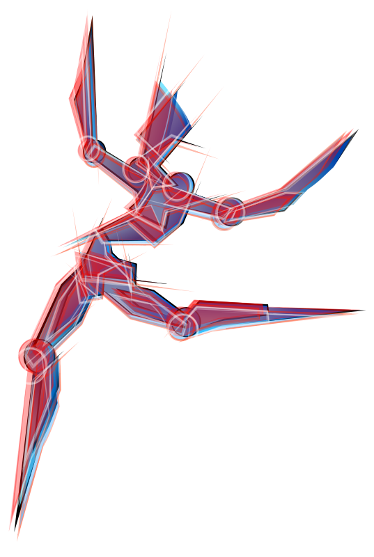 Abstract Dancer - Abstract Art (537x800)