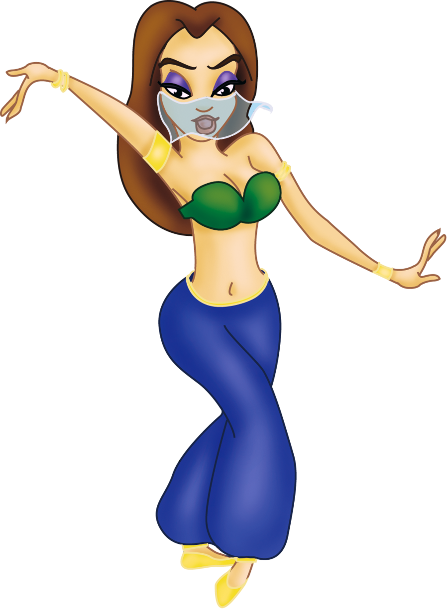 Animated Belly Dancer Clipart - Belly Dancer Clipart Png (900x1226)