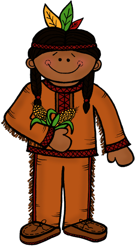 Native American Indian Native A Clipart Clipartix Cliparting - Melonheadz Thanksgiving Clipart (460x800)
