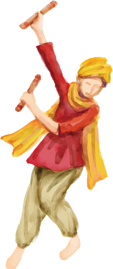 Navaratri Greeting Durga Clip Art - Navaratri Greeting Durga Clip Art (1000x1000)