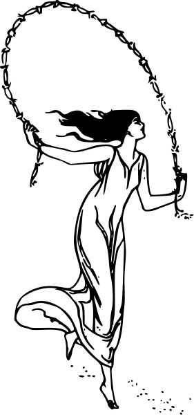 Girl Dancing Png Clip Arts - Dancing Lady (281x600)