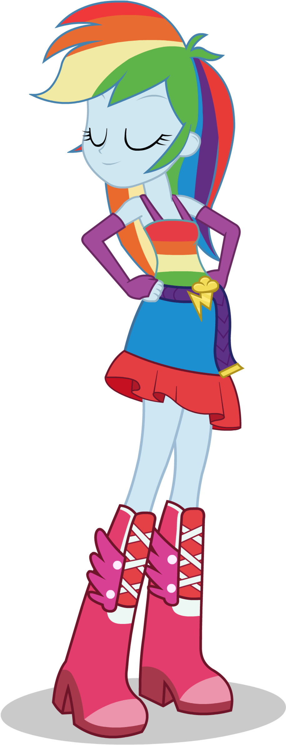 Rainbow Dash - My Little Pony Equestria Girls Rainbow Dash (1024x2457)