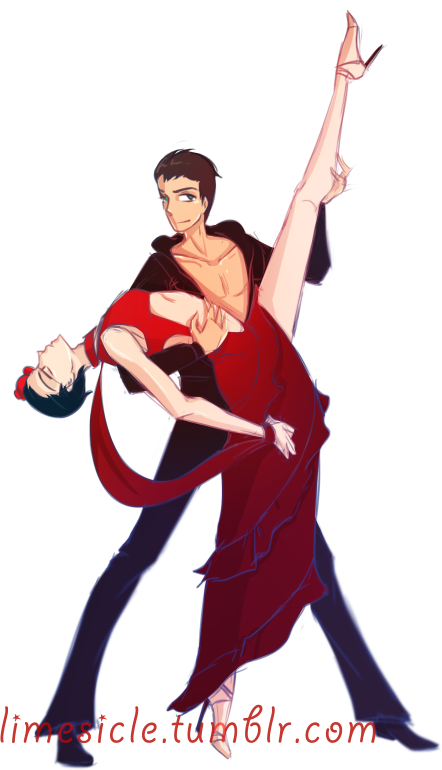 Souharu On Ice Because I Saw That Pv For The New Figure-skating - Cartoon (979x1623)