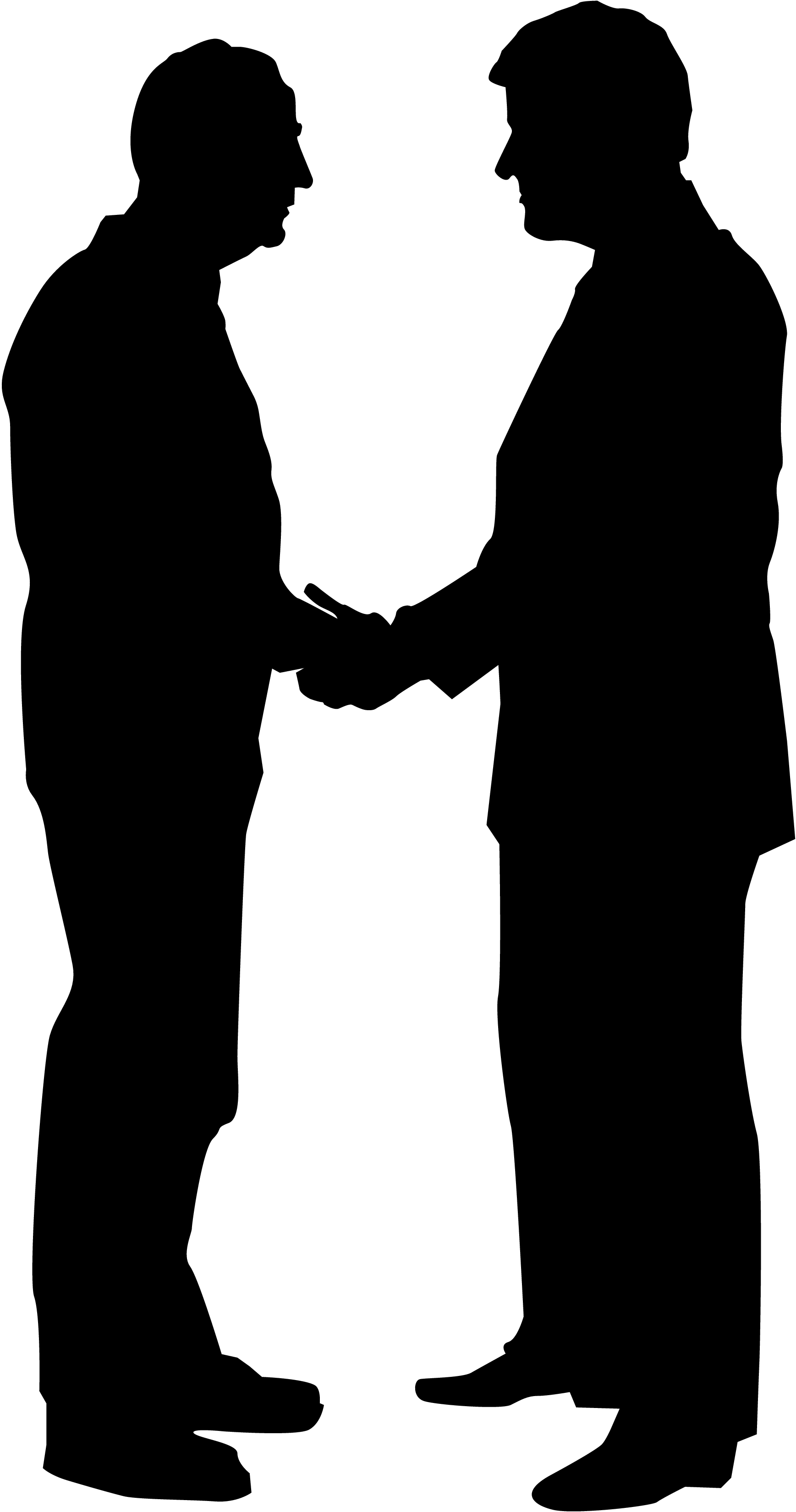 People Clipart Human - People Silhouettes Standing Png (1737x3300)