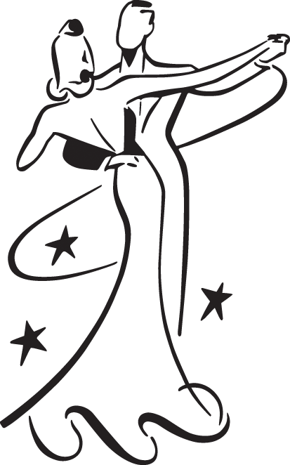 Six Dance Lessons In Six Weeks - Clip Art Ballroom Dancing (413x662)