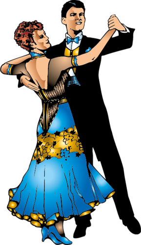 Dance Couples - Ballroom Dance Gif Transparent (289x500)