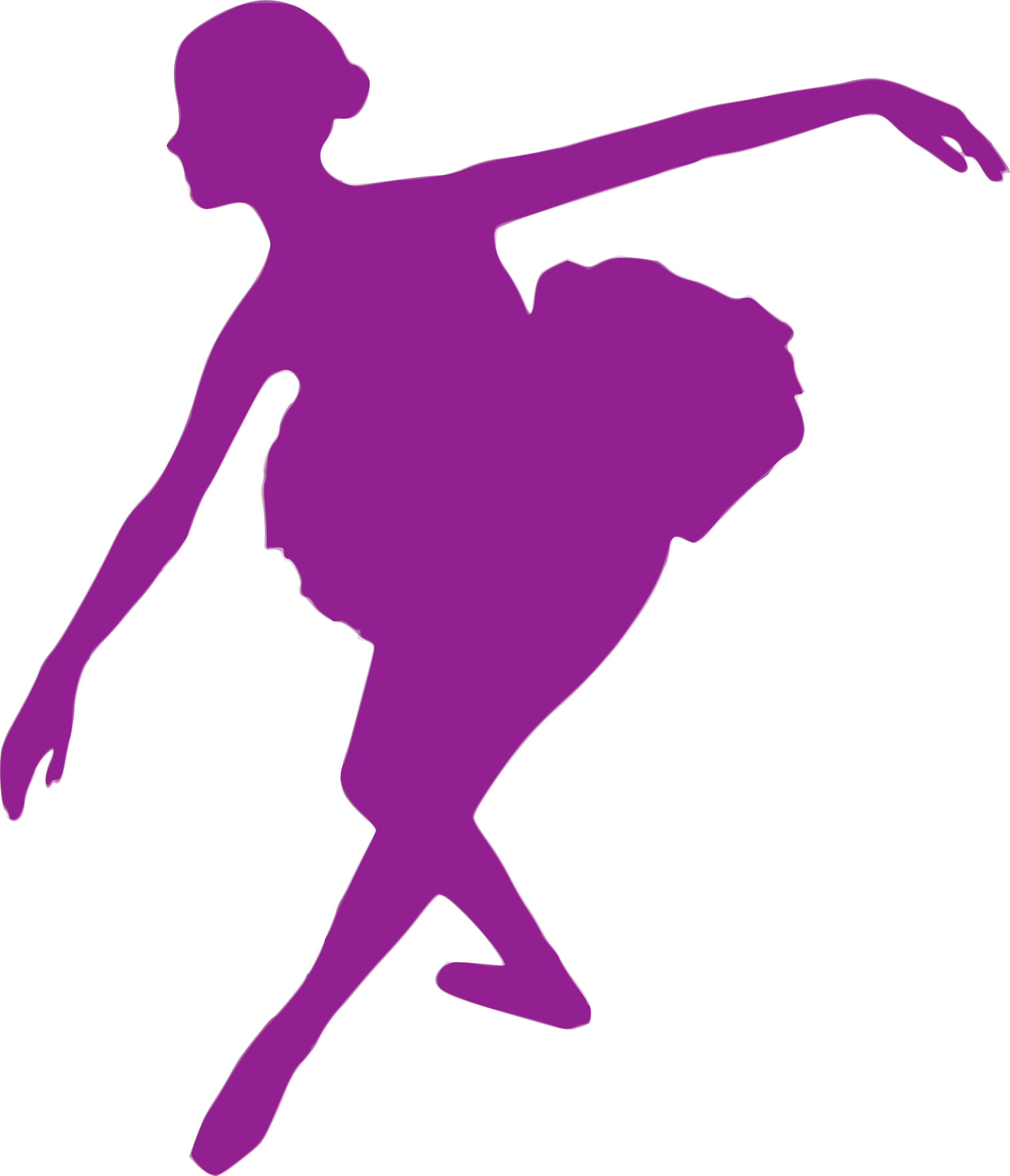 Danse Clipart Dinner Dance - Balerina Silouet Warna Biru (2060x2400)