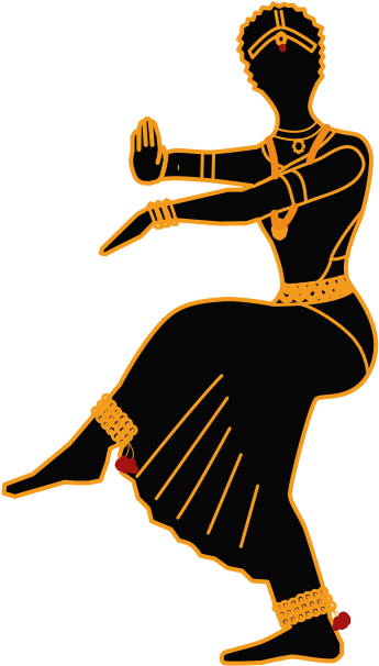 Nrutyasaadhanaa Dance Academy - Bharatanatyam Dance Silhouette (600x647)