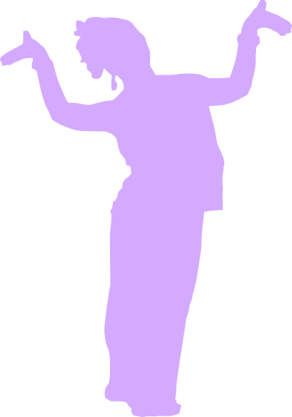 Thai Clip Art - Thai Dance Vector (414x592)