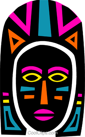 Related Image - African Mask Clipart (299x480)