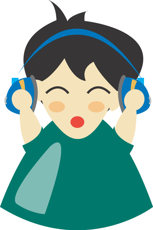 Girl With Headphone Green Mugs (531x800)
