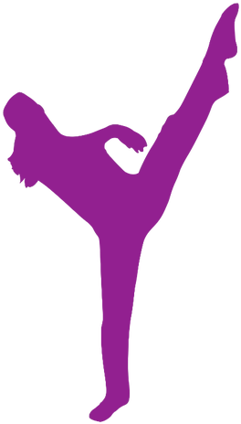 Dancer Pink Silhouette Public Domain Vectors - Portable Network Graphics (300x500)