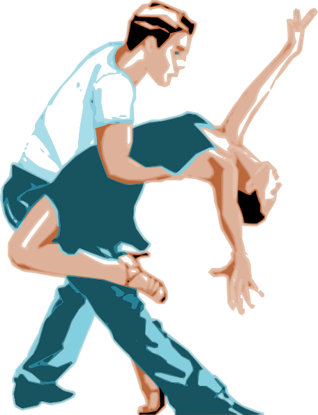 Two People Dancing Clip Art (456x596)