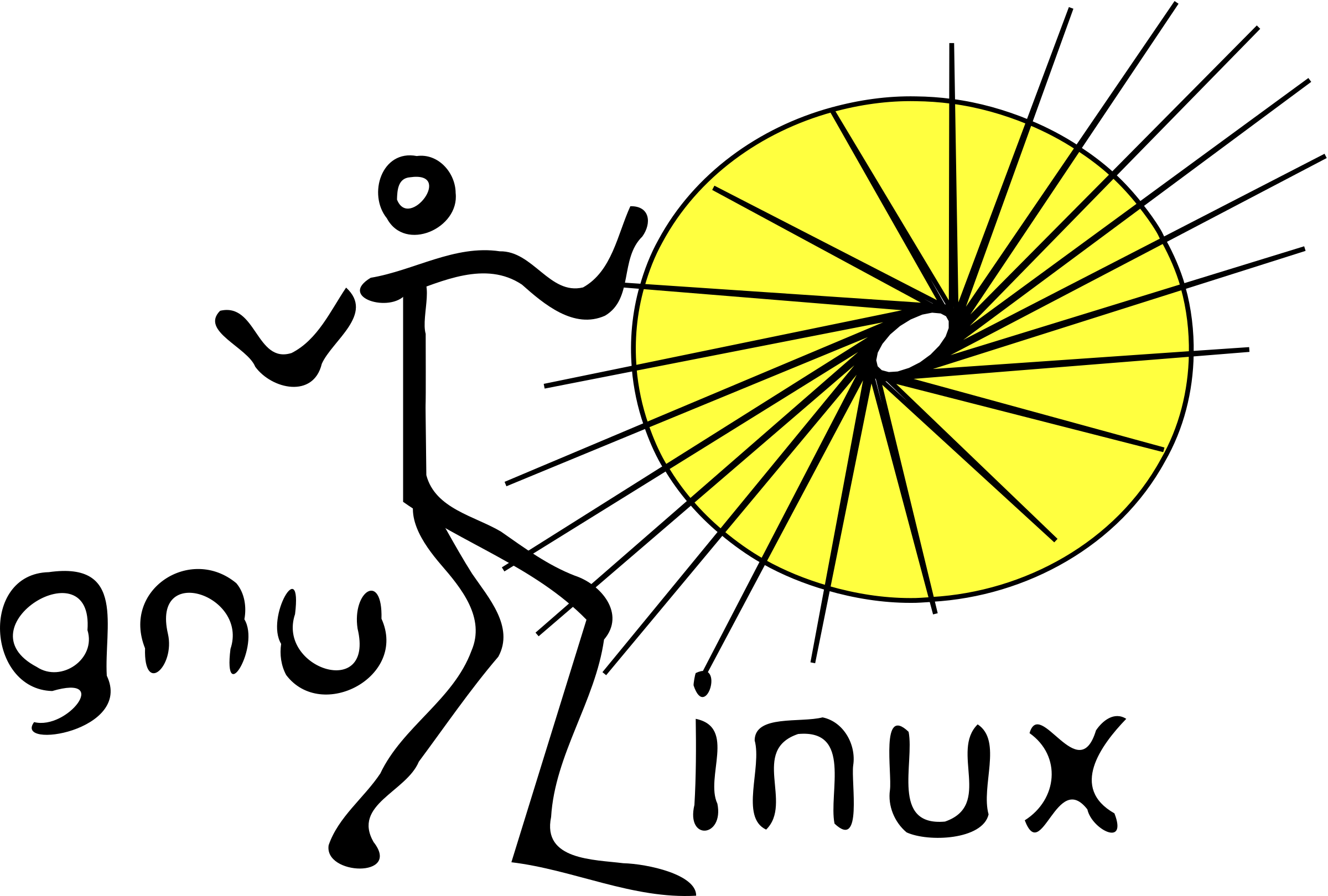 Big Image - Gambar Animasi Linux (2400x1620)