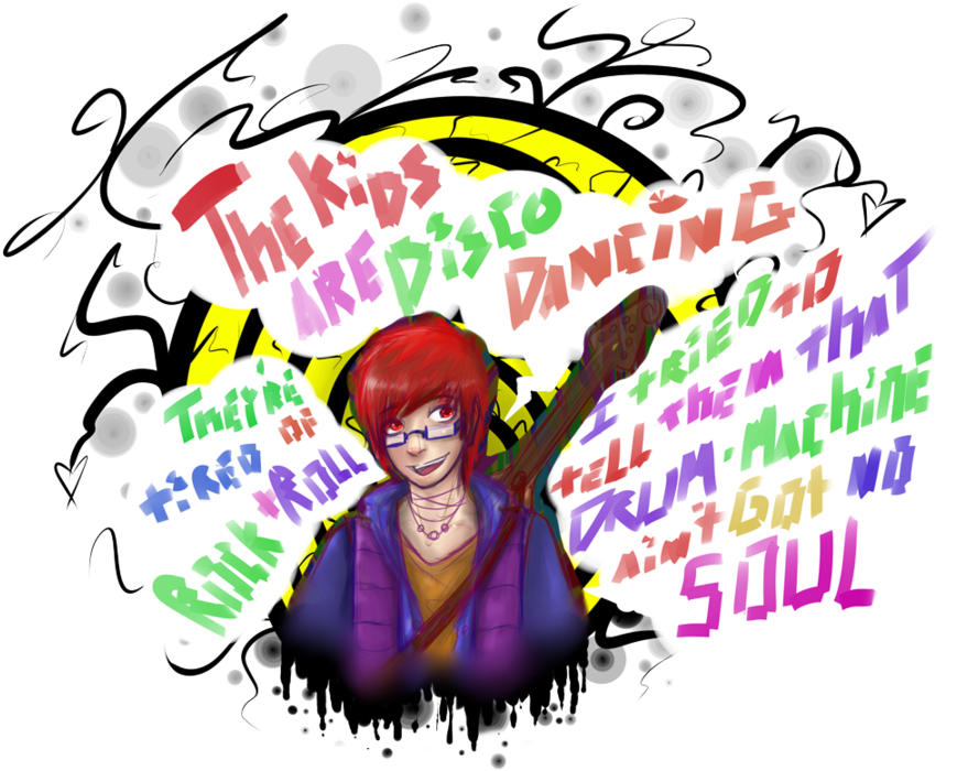 The Kids Are Disco Dancing By Stringsonabunny - Illustration (900x710)