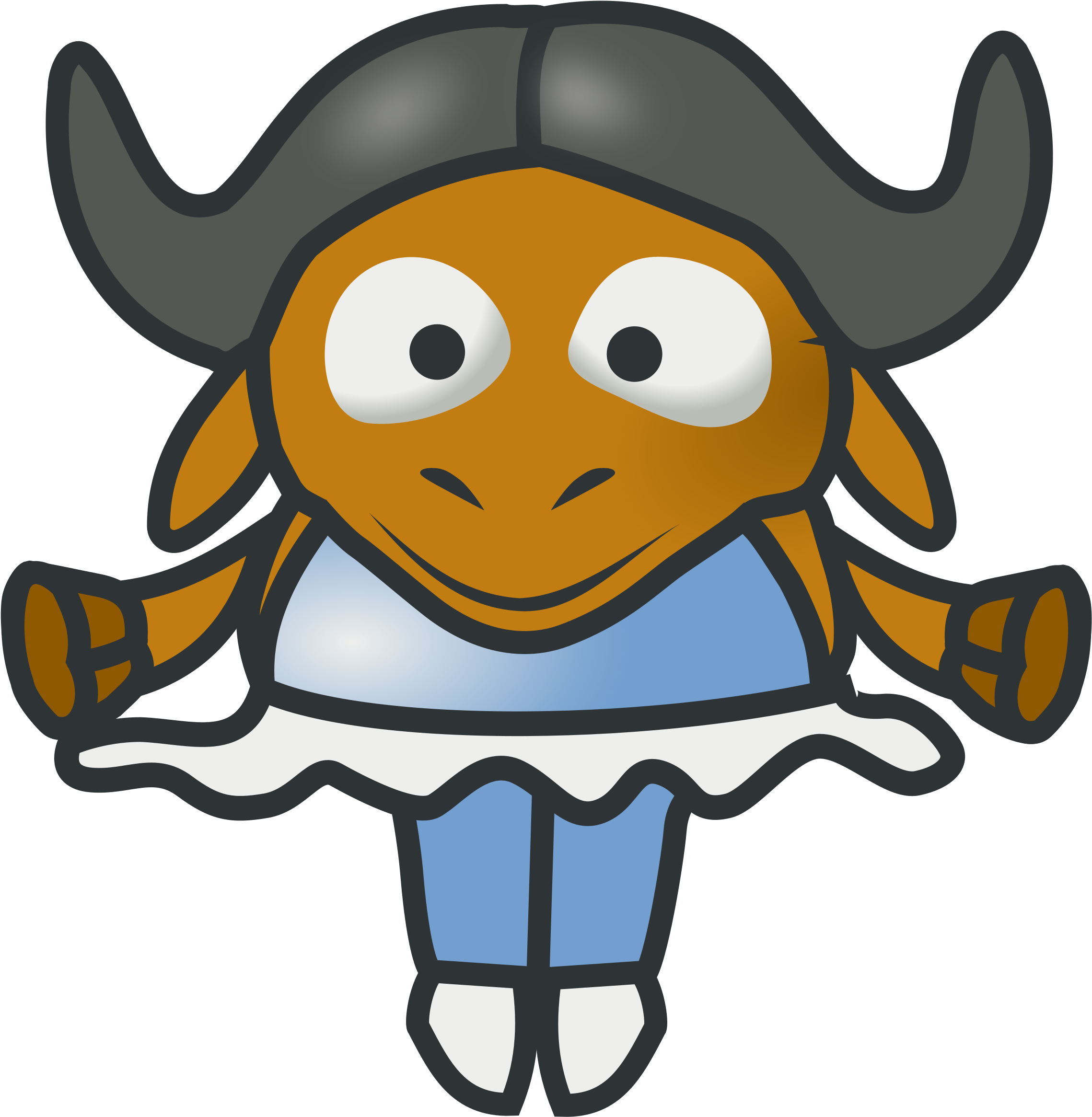 Baby Gnu Ballerina - Baby Gnu (2400x2400)