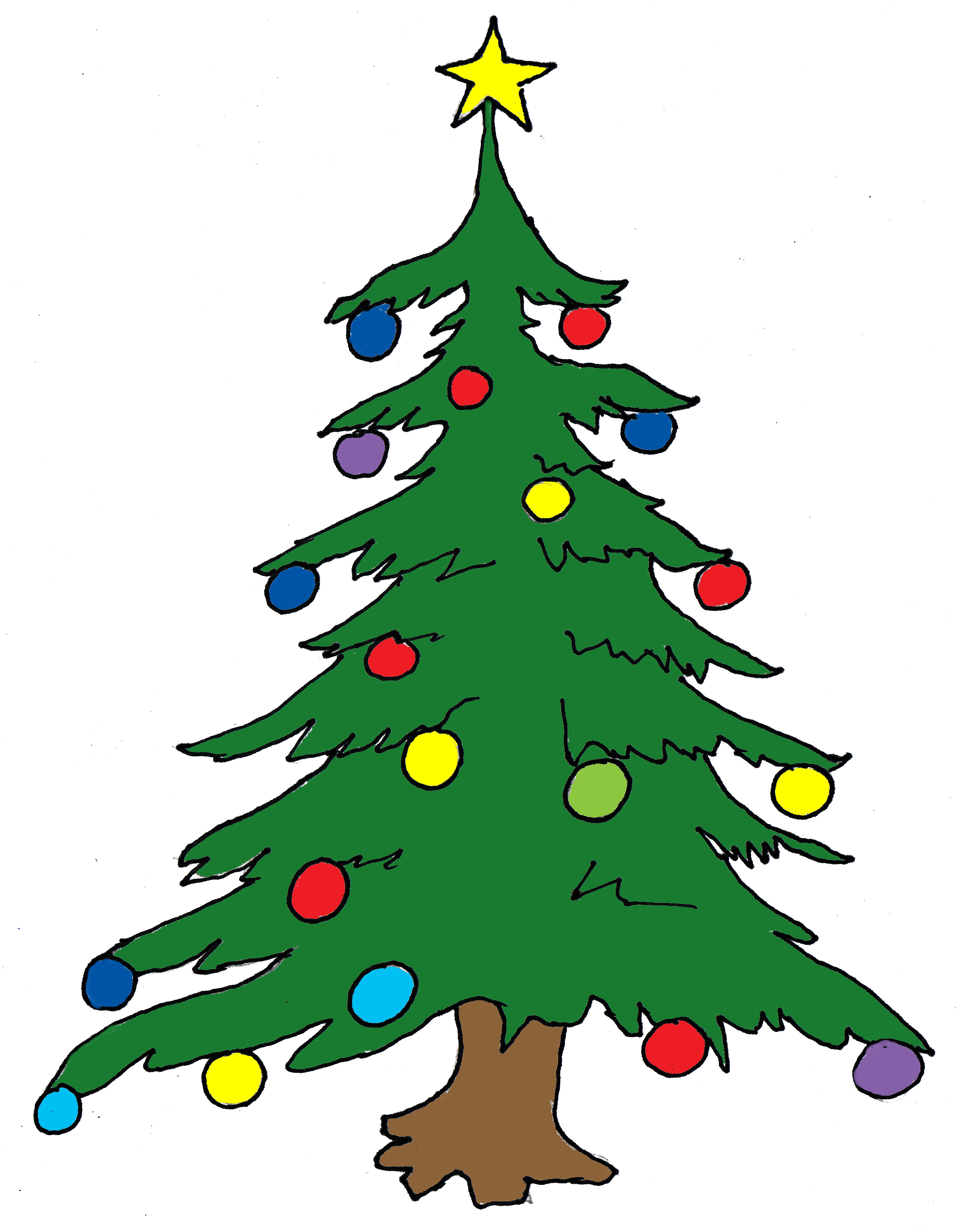 Christmas Tree Clip Art - Christmas Tree (1872x2377)