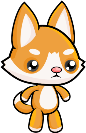 Cute Standing Dog Clipart - Clip Art (350x481)