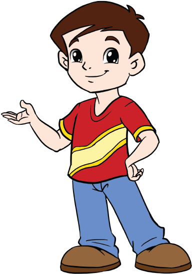 How To Draw A Boy Step - Cartoon Drawing Of A Boy (678x600)