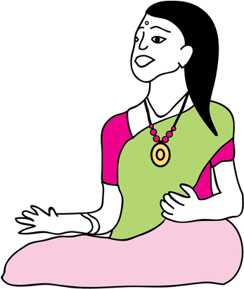 Instruments Of Indian Classical Music - Sitting (588x470)