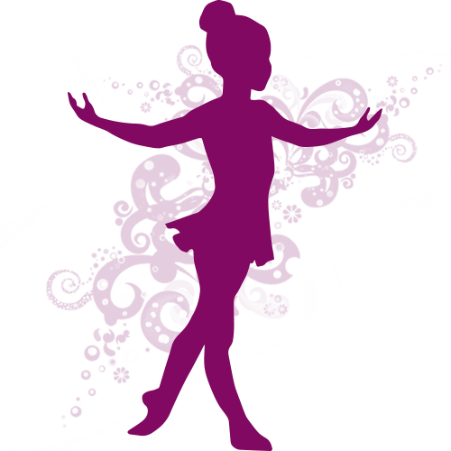 Trabaja De Manera Lúdica Sobre La Psicomotricidad, - Silhouette Of Girl Dancing (500x500)