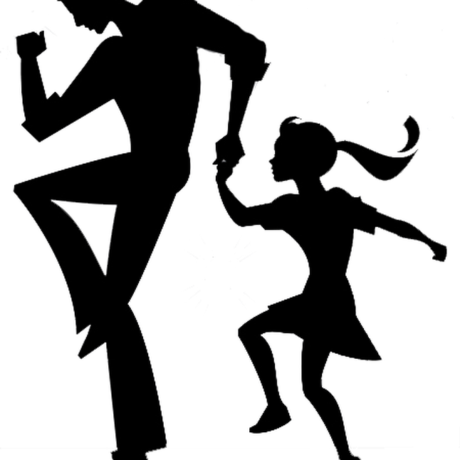 Daddy Daughter Dancing Silhouette (646x646)