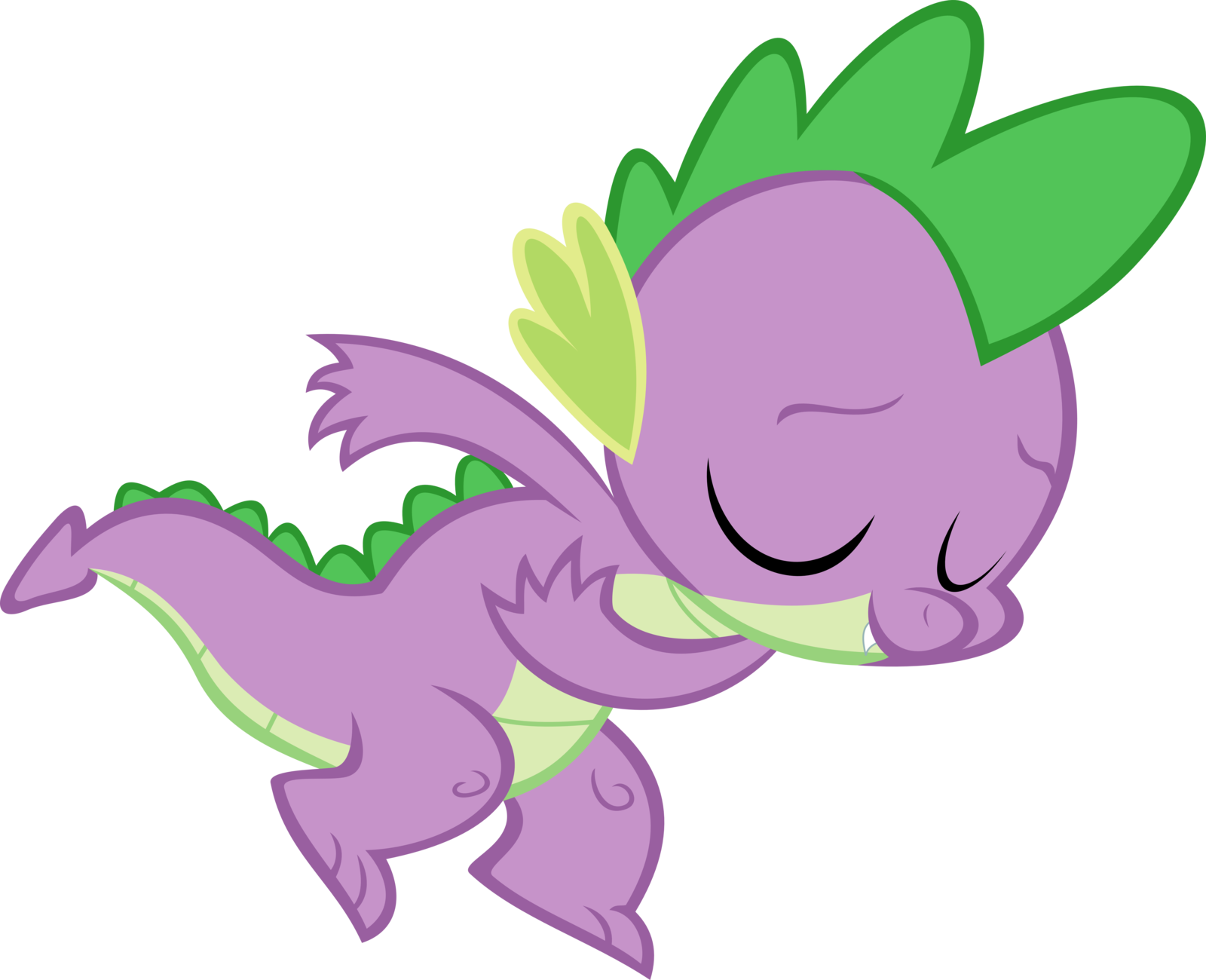 Spike's Dance By Videogamesizzle - Spike The Dragon Png (1600x1300)
