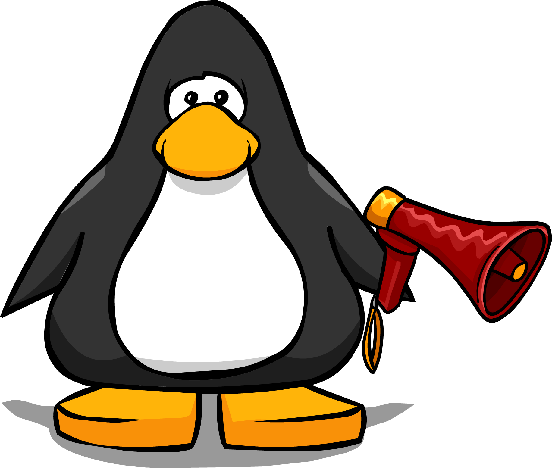 Club Clipart Megaphone - Penguin Unicorn (1832x1554)