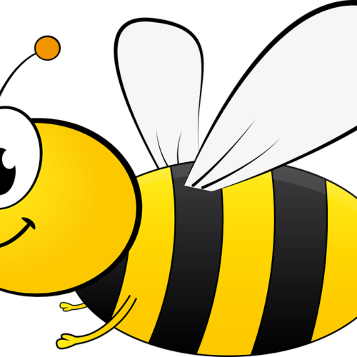 May 8th Second Grade Spelling Bee - Cartoon Image Of Bees (500x500)