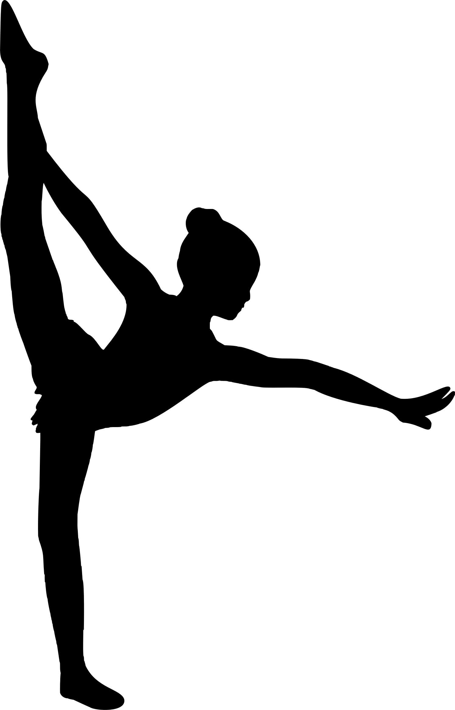 Big Image - Silueta De Bailarina (1496x2334)