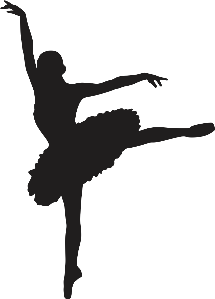 Ballet Dancer Silhouette Clip Art - Ballerina Cut Out (1201x1201)